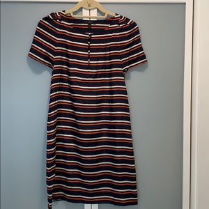 J. Crew striped minidress